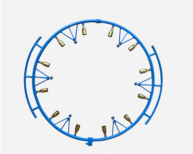 Pipe Fired Ring Heater