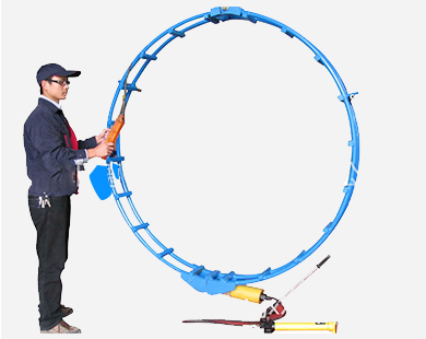 Hydraulic disconnected-type external pipe line-up clamp